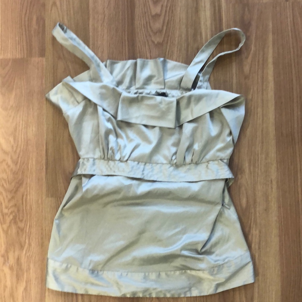 Cream tank top blouse